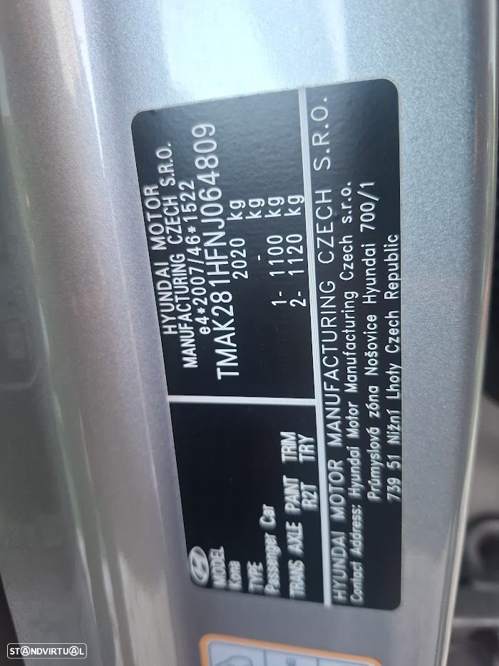 Hyundai Kauai 39 kWh Vanguard - 60