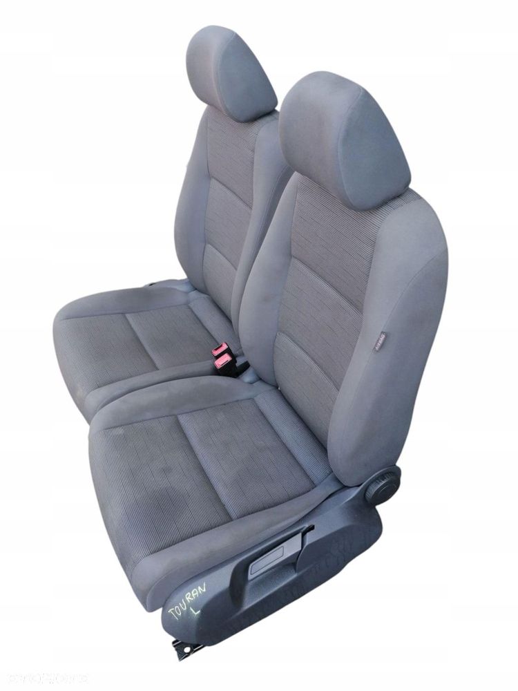 fotele przód prawy lewy vw touran i 2.0 tdi lift - 2