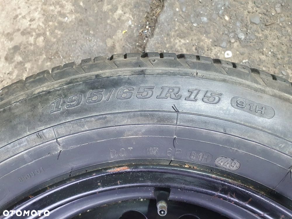 KOŁO ZAPASOWE DOJAZDOWE OPEL OMEGA B 95-02 195 65 R15 FABRYCZNE    2150142 - 6