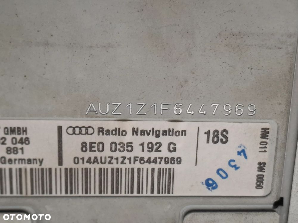 RADIO 2DIN AUDI A4 B7 B6 8E0035192G SLASK WYSYLKA VAT - 3