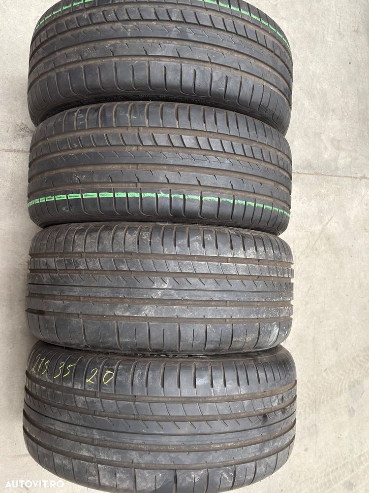 Vând set anvelope 245/40/20-275/35/20 goodyear de vară cu runflat ca noi - 1