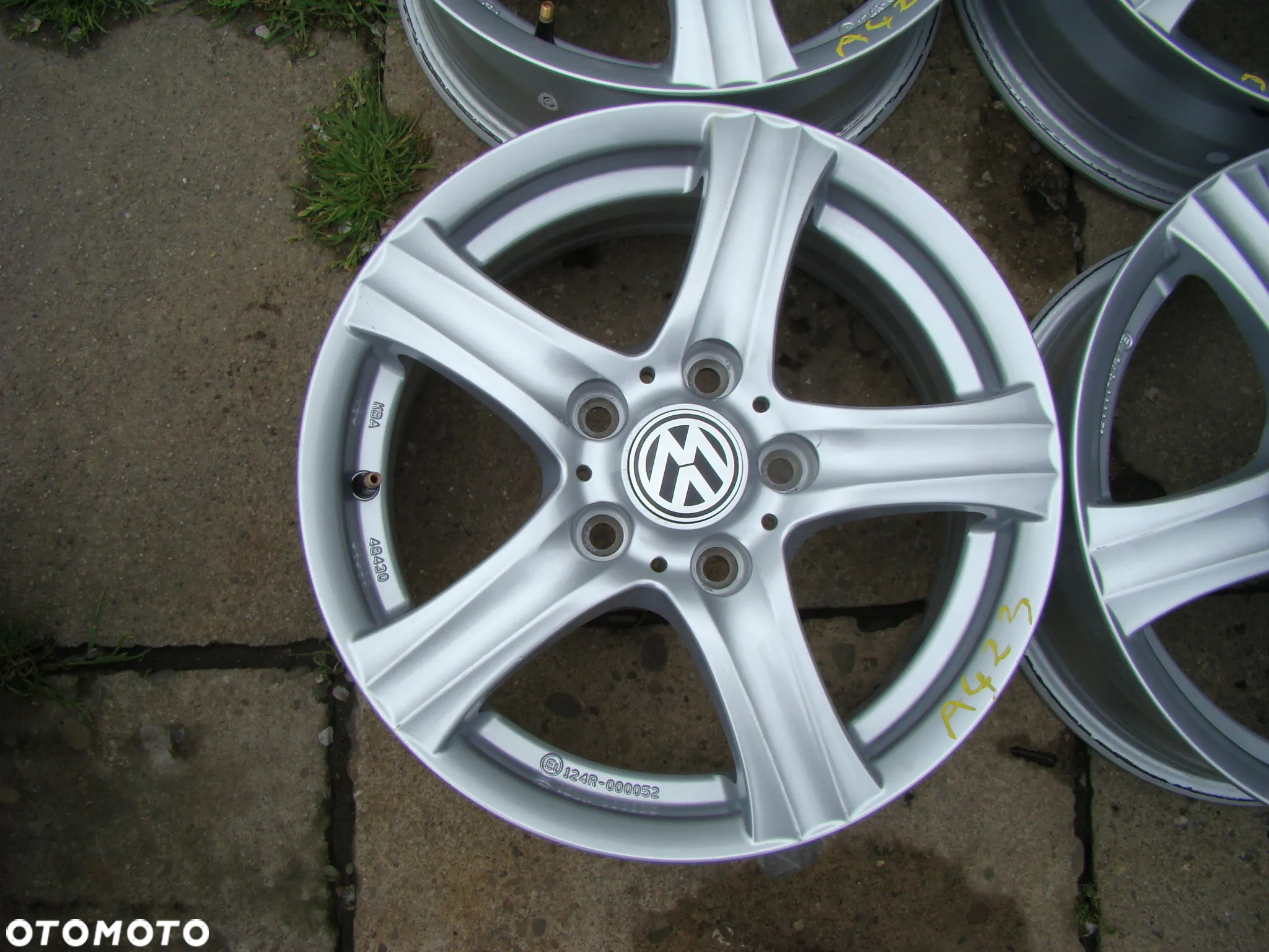 a423 5x112 VW Transporter Caravelle Multivan T4 Caddy 6jx15 - 3