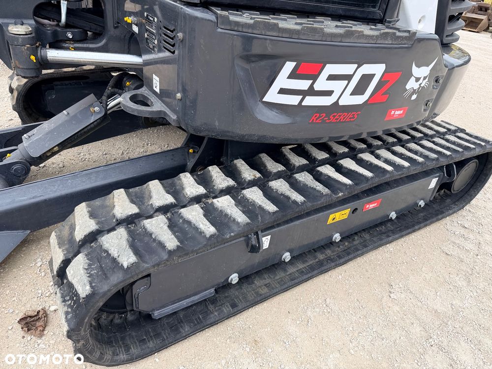 Bobcat Minikoparka Bobcat e50Z 5ton e55 e60 Cat 303.5 304  305 3xłyżki Ramię LOONG dodatkowe linie hydr wyjścia AUX1 + 2 przeciw waga MAX-dociążenie gąsienice 85% od nowości 1 właściciel z Niemiec Auto IDLEE po serwisie Widły wiertnica grabie i inne za dopłatą Szybkozłącze hydr Miller łyżka przedsiębierna Pług  Kubota Takeuchi Jcb - 5