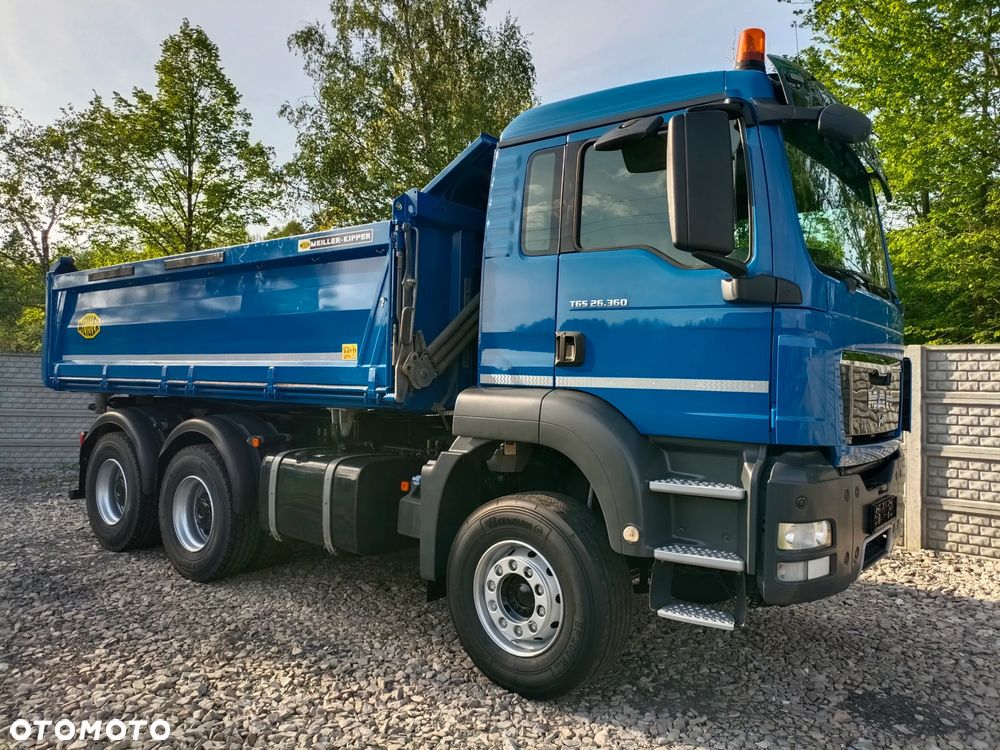 MAN TGS 26.360* 6x4 * 158400km* MEILLER KIPPER 3-stronny* RESOR* Stan Idealny* z NIEMIEC - 1