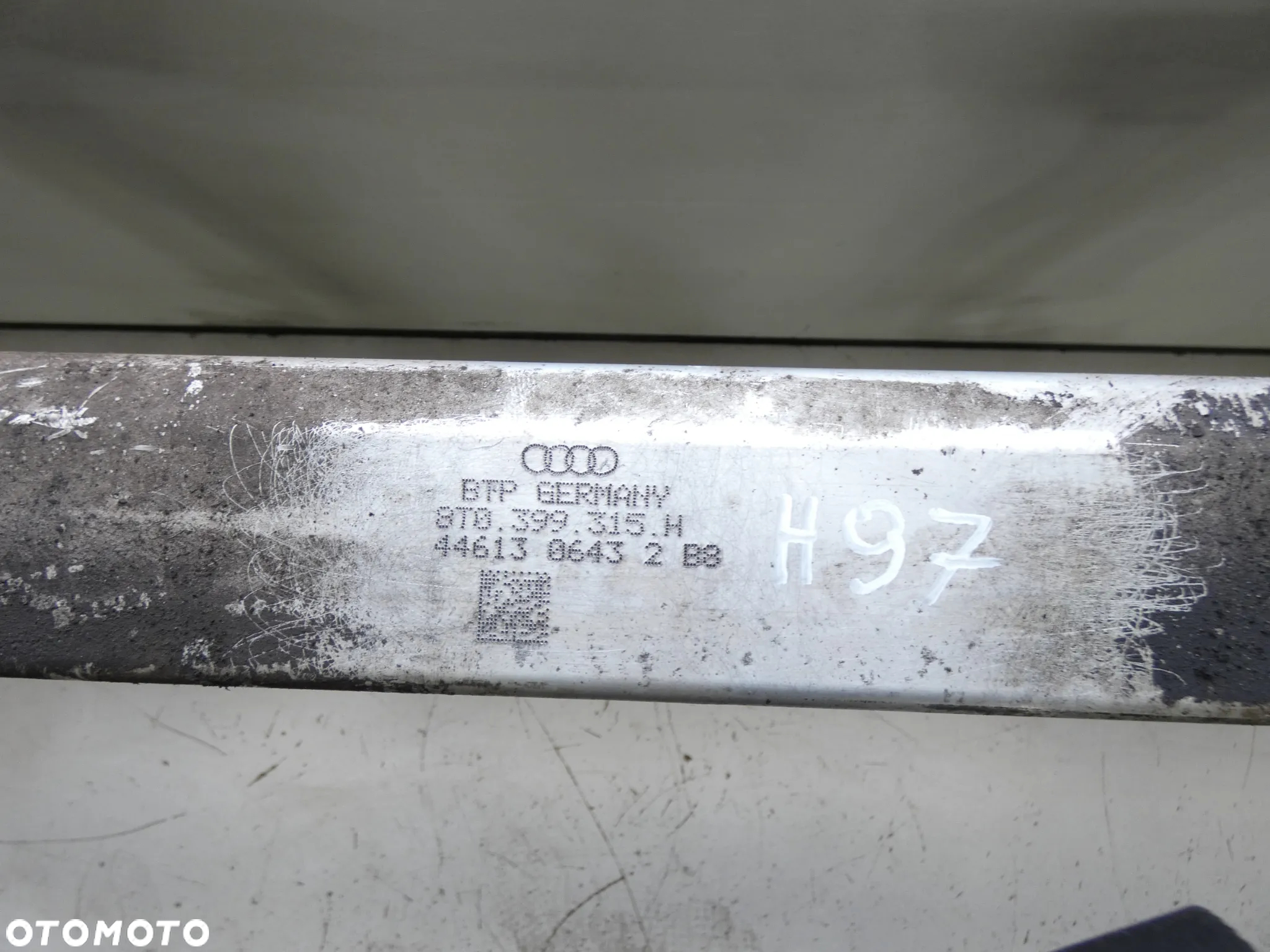 AUDI A5 2.0 TDI WÓZEK BELKA SILNIKA SANKI PRZÓD 8T0399315H H97 - 8