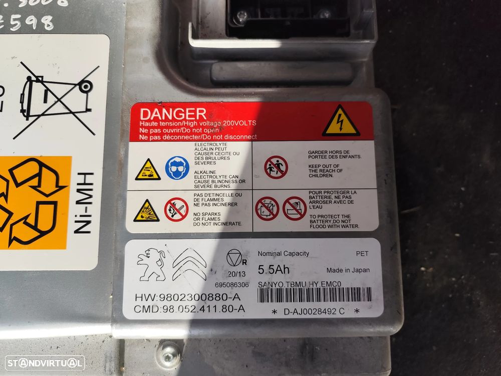 Peugeot 3008 / 508 BATERIA HIDRIDA - Z598 - 3