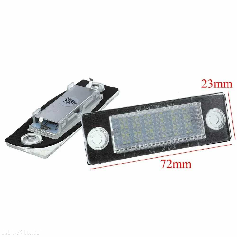 Lampi Numar LED Portbagaj VW Golf 5, Jetta MK5, Passat B5.5 B6 Superb - 6