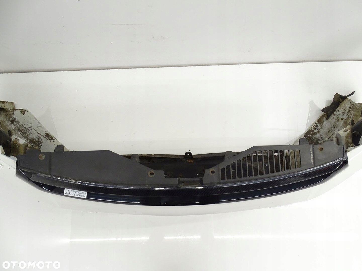 KPL ZDERZAK PRZÓD PRZEDNI  GRILL VW SCIROCCO III 1K8 2008-2014R BIAŁY LB9A - 10