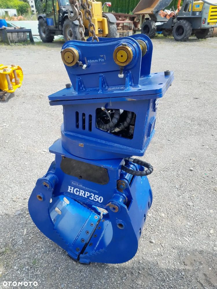 Chwytak hydrauliczny obrotowy sortujący wyburzeniowy kleszcze fi40mm, fi55mm obrotu 171kg. NOWE!!! - 4