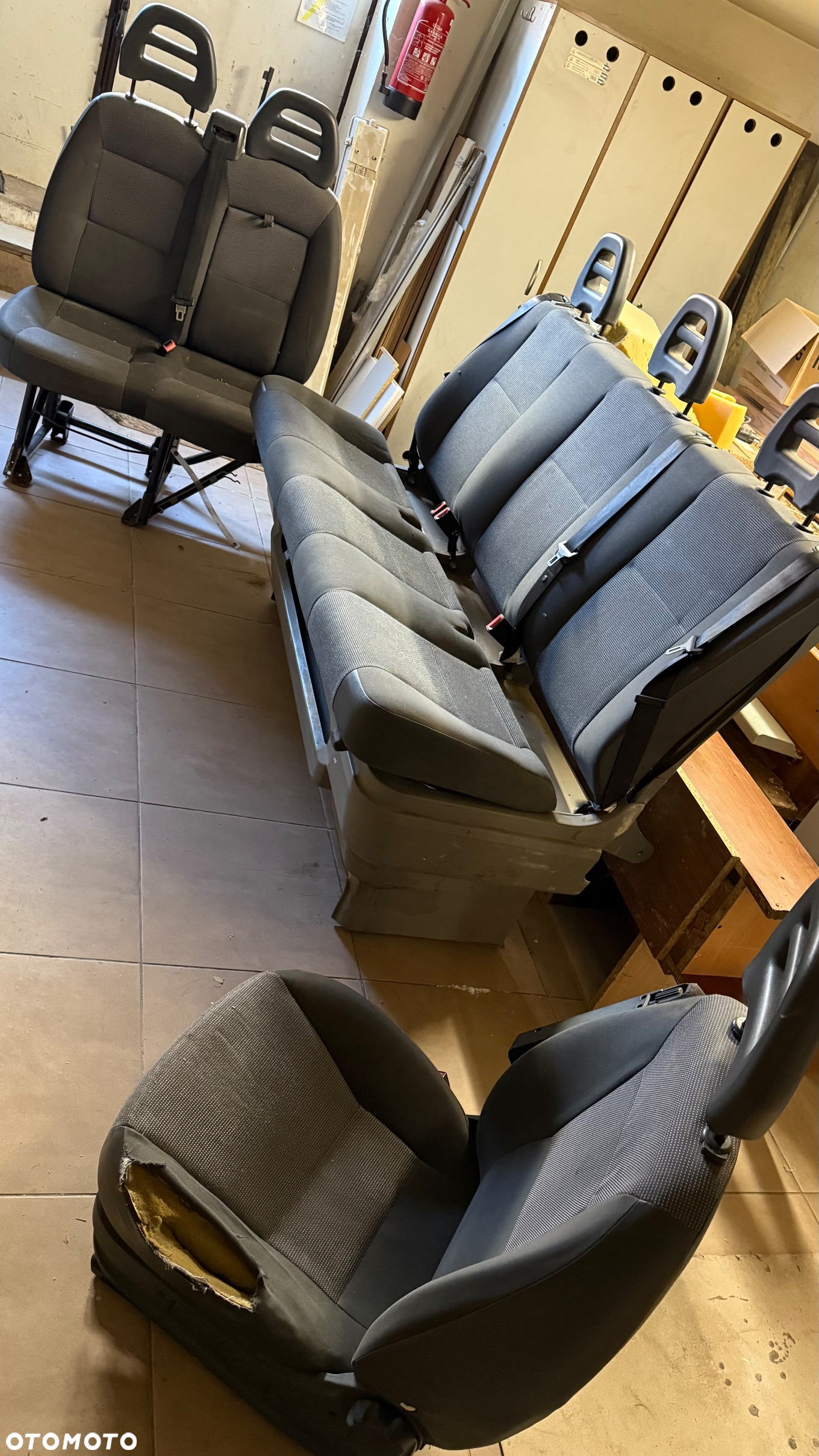 Fotele przednie kanapa Peugeot Boxer kamper - 5