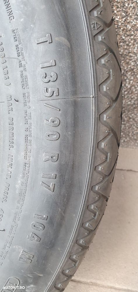 Roata de rezerva originala Bmw. Model slim pentru Bmw X3 model F25. - 10