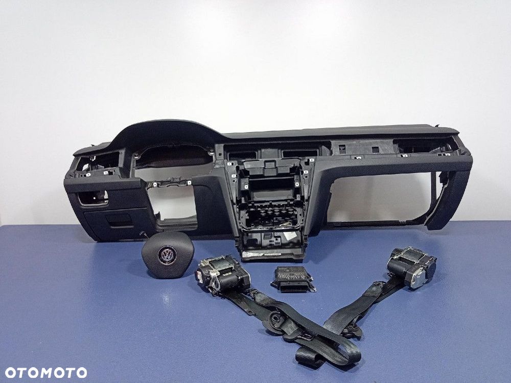 VW PASSAT B8 DESKA ROZDZIELCZA PODUSZKI PASY 3G1857003AL KPL - 1