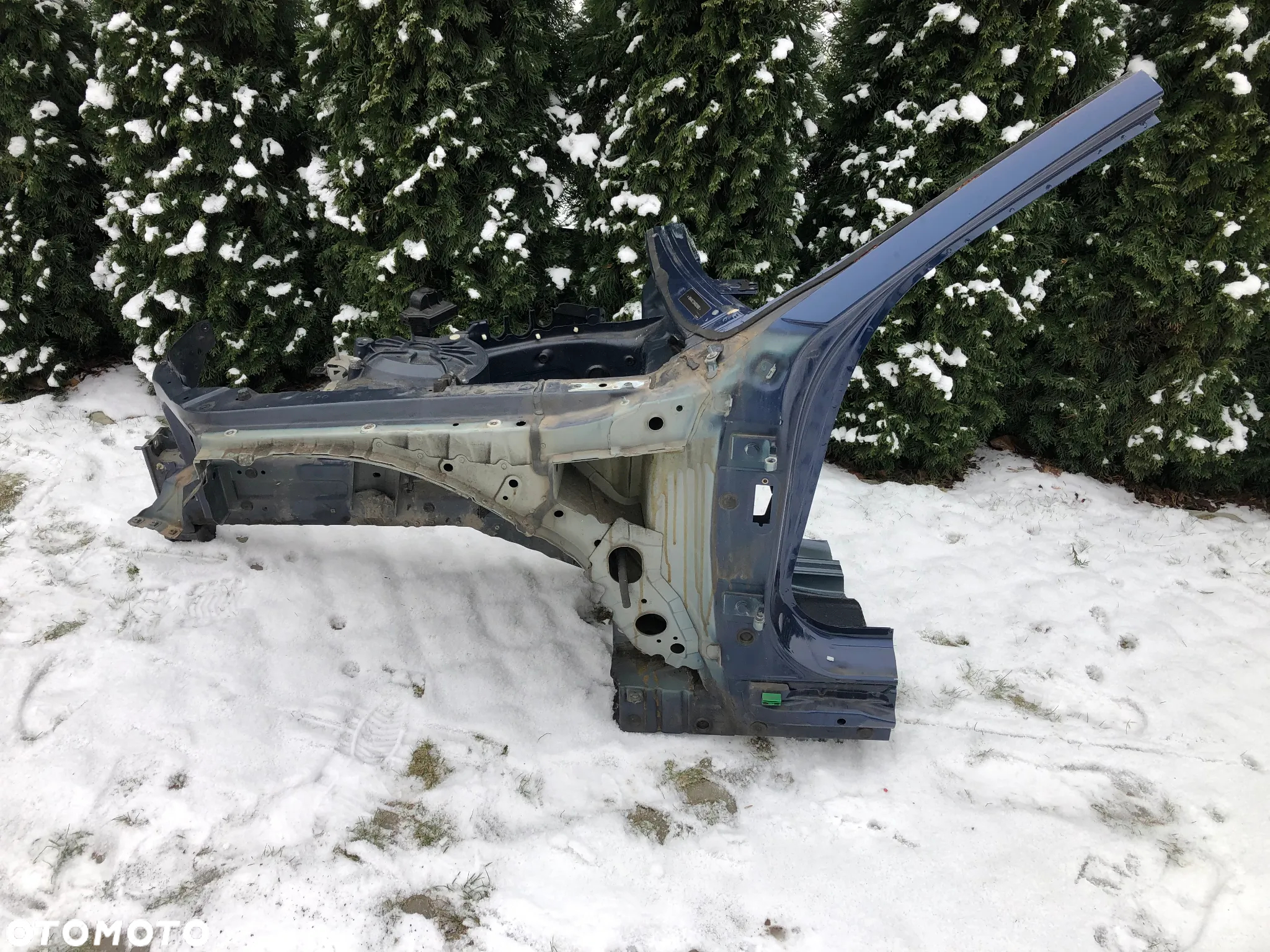 BMW E60 E61 ĆWIARTKA BŁOTNIK PODŁUŻNICA - 29