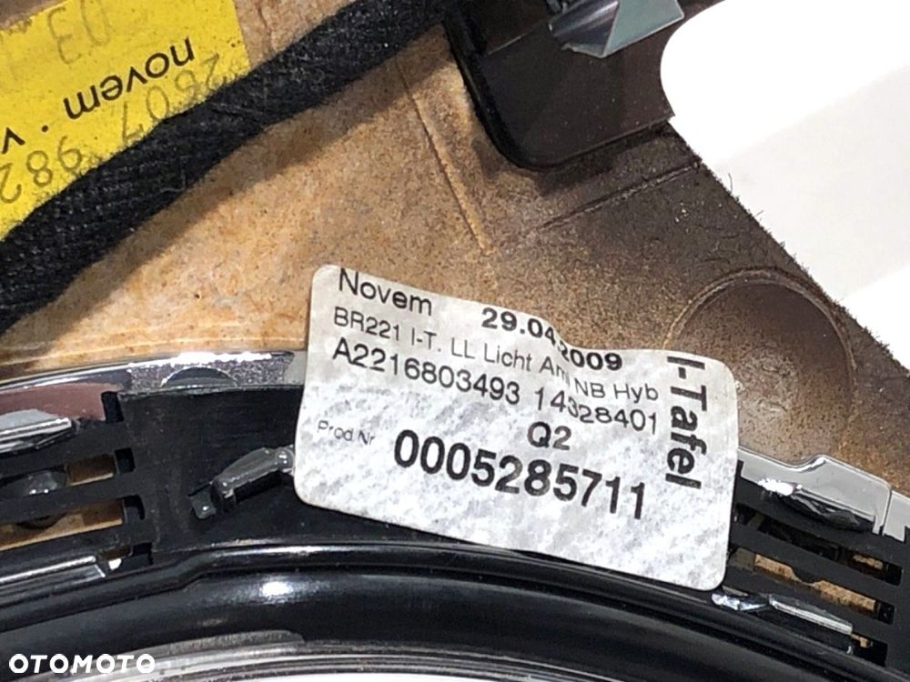 LISTWY DEKOR  MERCEDES-BENZ KLASA S (W221) 2005 - 2013 S 400 Hybrid (221.095, 221.195) 205 kW [279 - 9