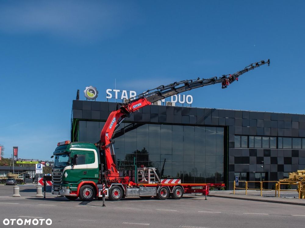Scania R490 8x2 EFFER 955 Fly Jib Wciągarka Kosz HDS Żuraw - 4