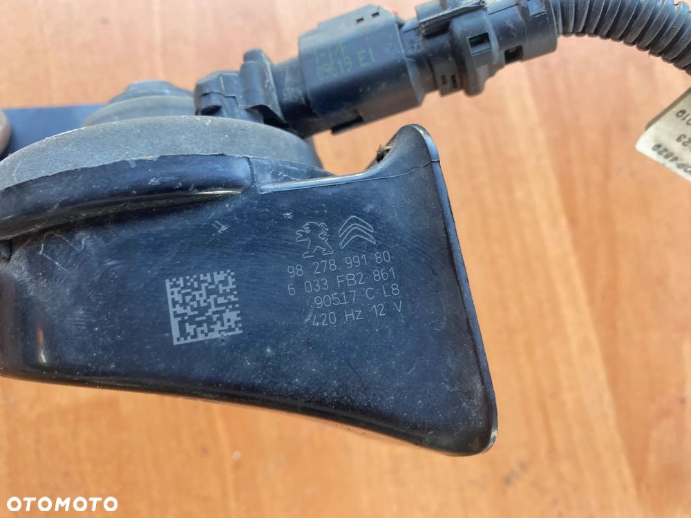 KLAKSON SYGNAŁ DŹWIĘKOWY PEUGEOT RIFTER 9827899180 - 3