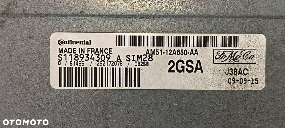 KOMPUTER SILNIKA ECU FORD FOCUS MK2 LIFT  S118934309 - 3