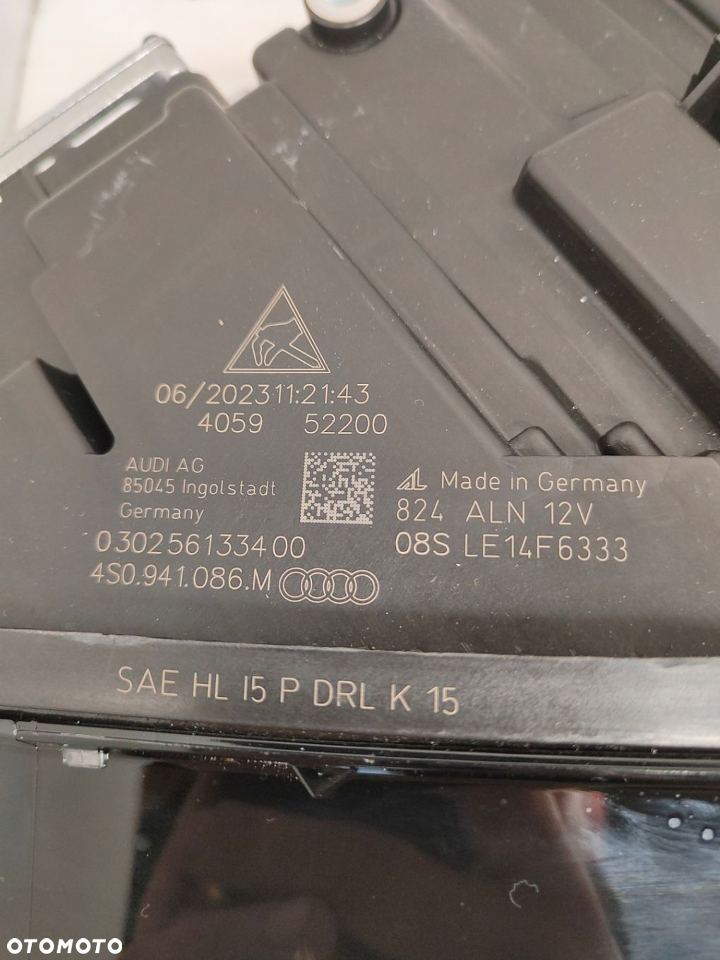 AUDI R8 4S KOMPLET LAMP PRZÓD LASER 4S0941085M - 6
