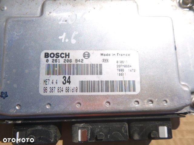 ZESTAW STARTOWY PEUGEOT 206 1.6 16V 0261206942 - 4
