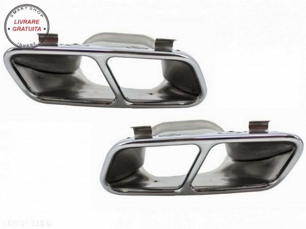Ornamente pentru sistemul de evacuare Mercedes A-Class W176 (2012-2018) CLA W117 C- livrare gratuita - 1