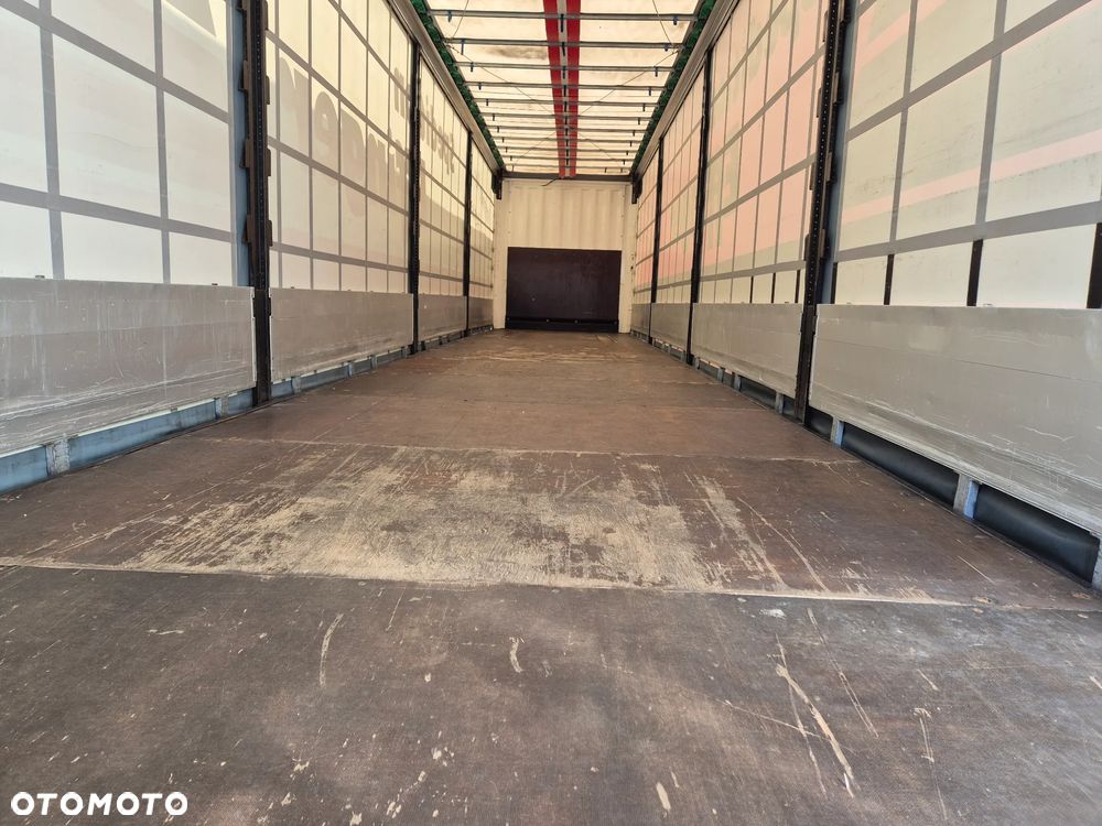 Krone BURTOWA BUDOWLANA VARIOS PÓŁMEGA 385/55 z Niemiec / ALUFELGI / stan bardzo dobry / PODNOSZONA OŚ I DACH / BPW firanka burto-firanka firana burtówka burto firanka - 8