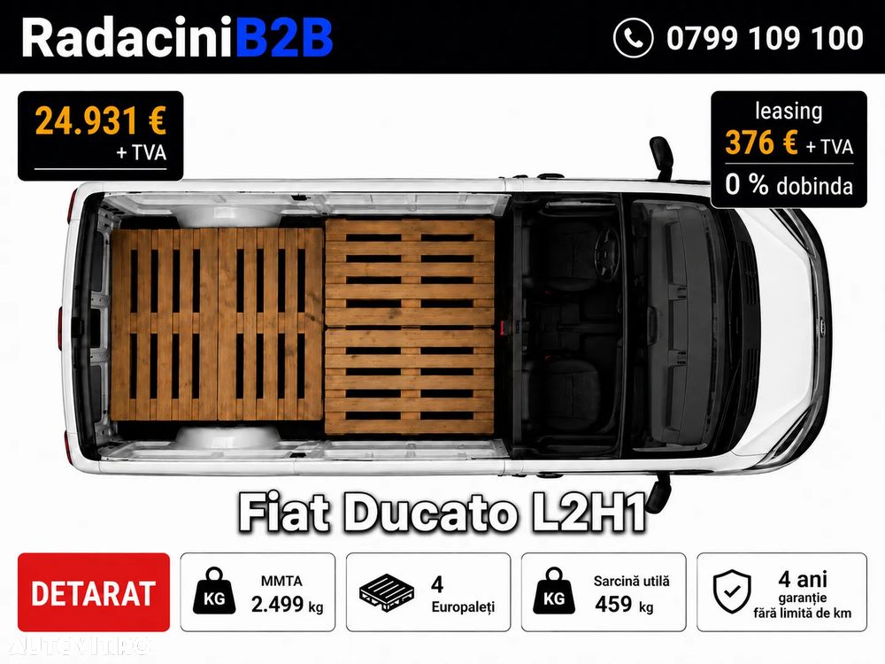 Fiat Ducato L2H1 DETARAT 2.490 kg - 8