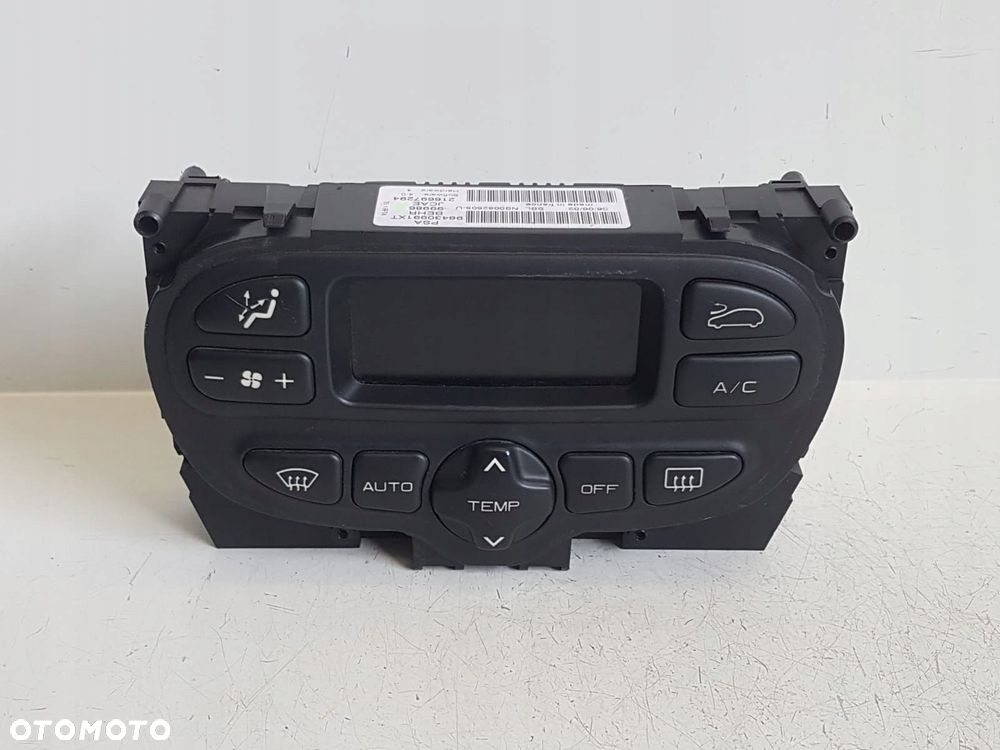 PEUGEOT 307 01- PANEL STEROWANIA NAWIEWEM Z KLIMĄ - 1