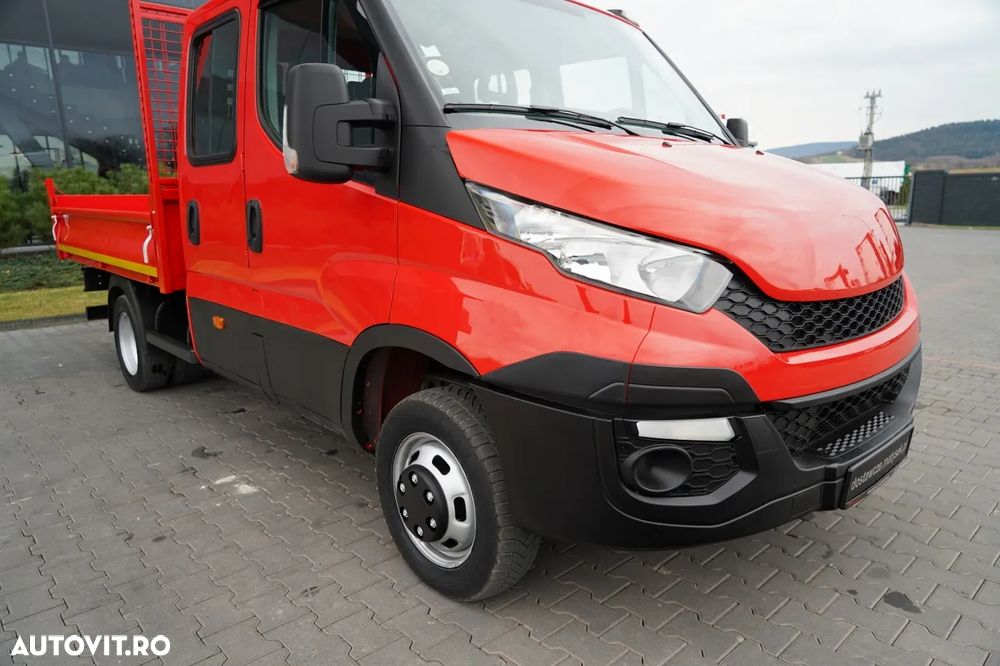 Iveco DAILY 35-130 / BASCULATOR / CU TRACȚIE DUBLA / DOUĂ TRANSPORTURI / MANUAL / 7 LOCURI / - 17