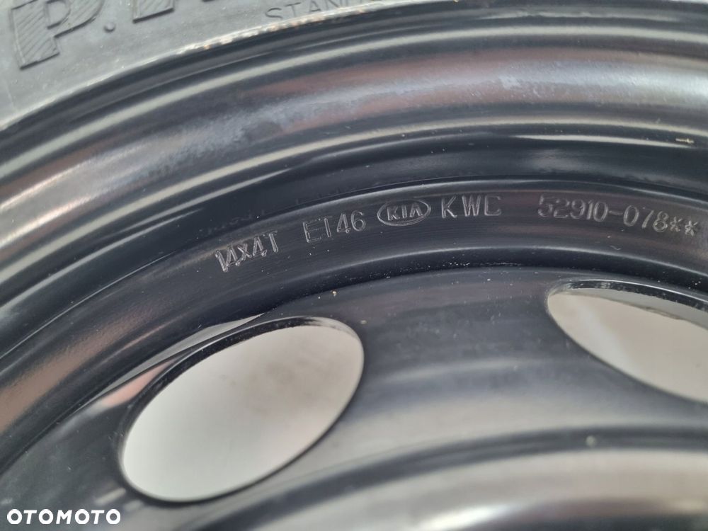 KOŁO DOJAZDOWE Kia Picanto Hyundai i10 105/70 D14 R14 52910-078** zapas - 4