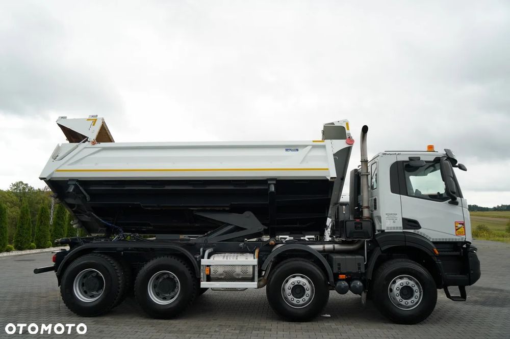 Iveco X-WAY 480 / 8X4 / WYWROTKA DWUSTRONNA / HYDROBURTA / HYDROKLAPA / AUTOMAT / SPROWADZONY - 11