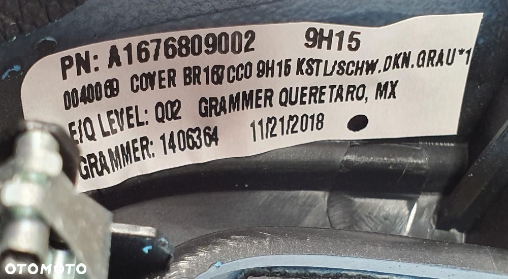 RAMKA OSŁONA KONSOLI MERCEDES GLE W167 A1676809002 - 5