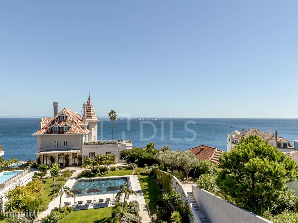 Apartamento T3, Monte Estoril, vista mar e piscina privativa - Grande imagem: 2/33