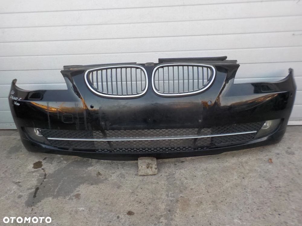 BMW E60 LIFT ZDERZAK PRZÓD PRZEDNI SCHWARZ - 1