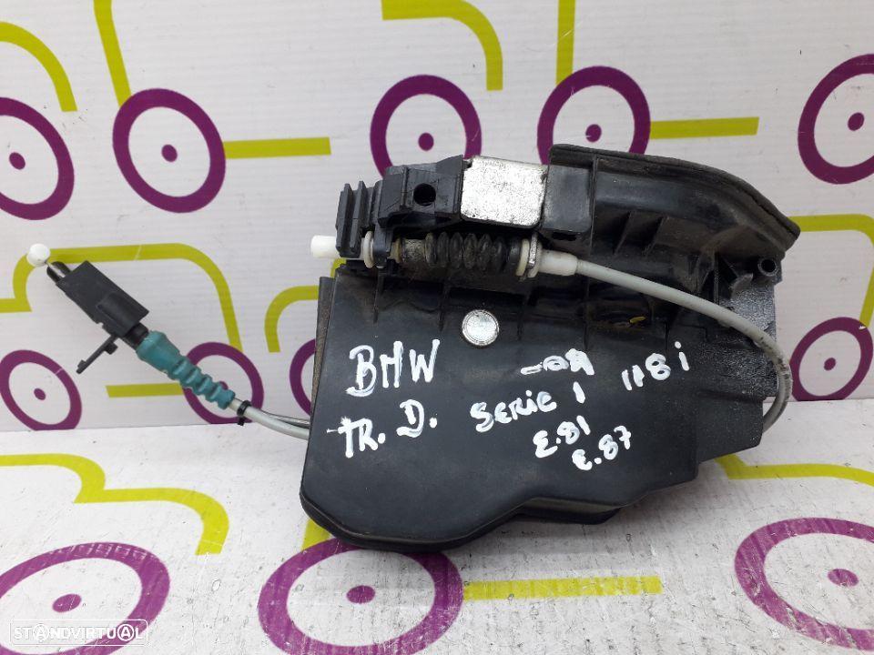 Fechadura Tras / Drt BMW Serie 1 2.0 D 143Cv de 2012 5 Portas - Ref: A046998 - NO350021 - 3