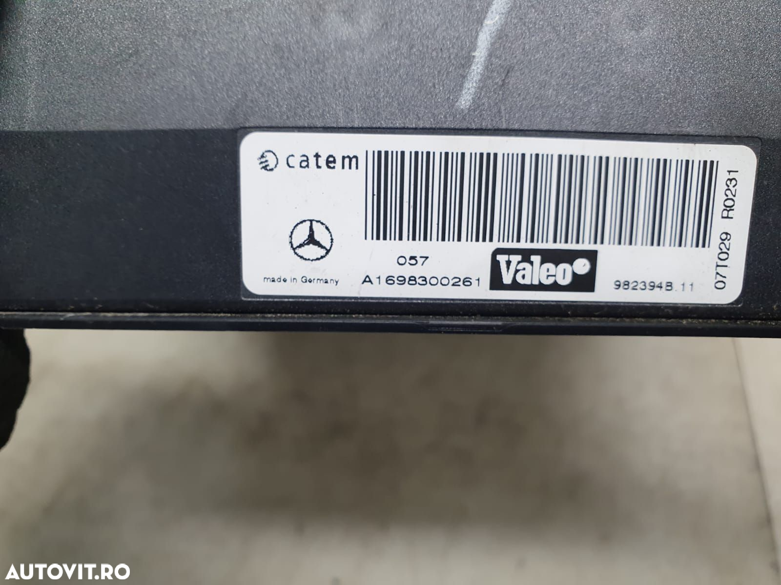 Radiator electric bord A1698300261 Mercedes-Benz A-Class W169 [2004 - - 3
