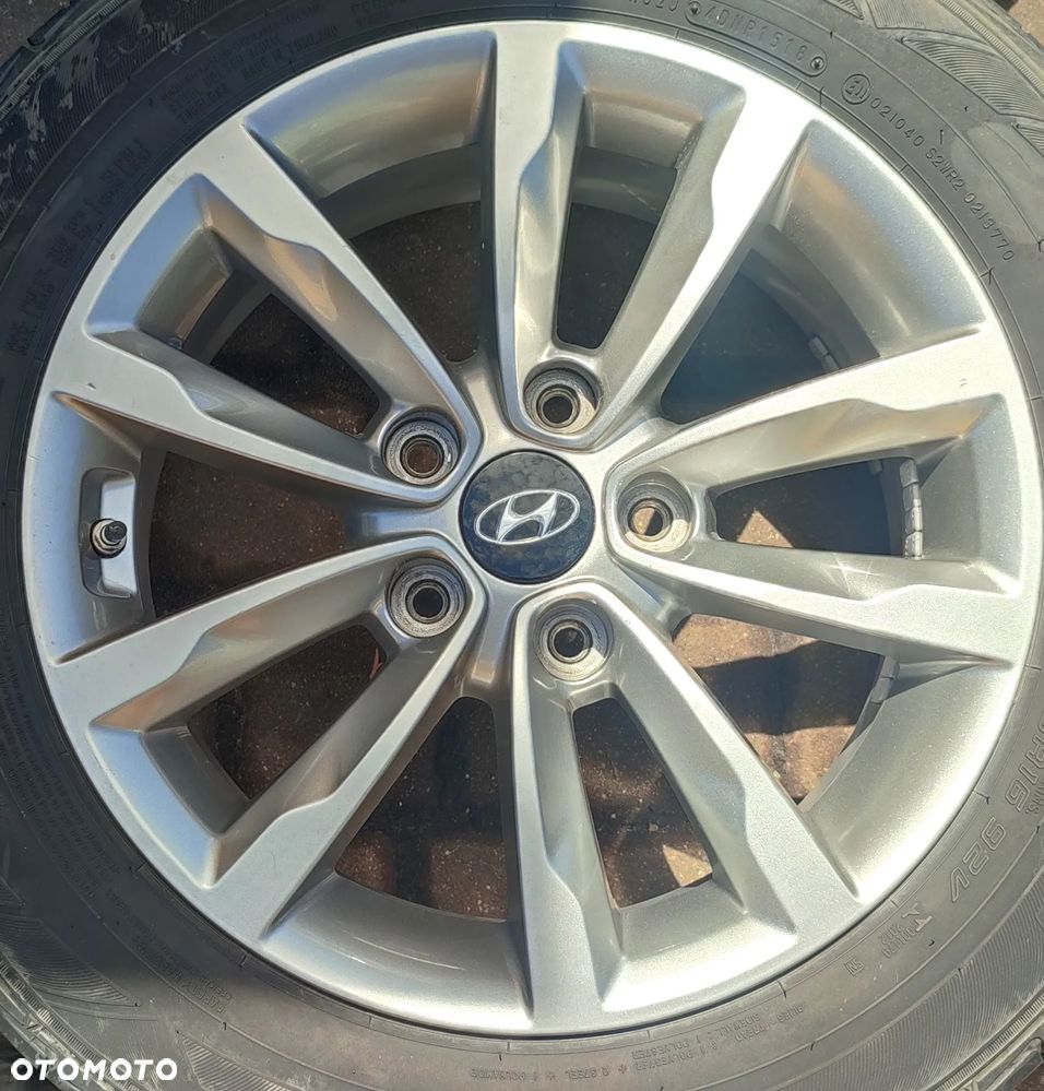 Felgi Aluminiowe Oryg. Hyundai i40 Kia 16 Cali 7Jx16 5x114,3 Et40 Ø67,1mm  Czujniki Ciśnienia Tpms 52910-3Z610 Starogard Gdański - 3