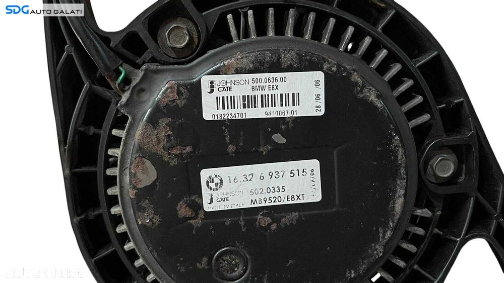 Ventilator Electroventilator BMW Seria 1 E81 E82 E87 E88 118 120 123 2.0 D 2004 - 2011 Cod 6937515 16326937515 [MA0323] - 4