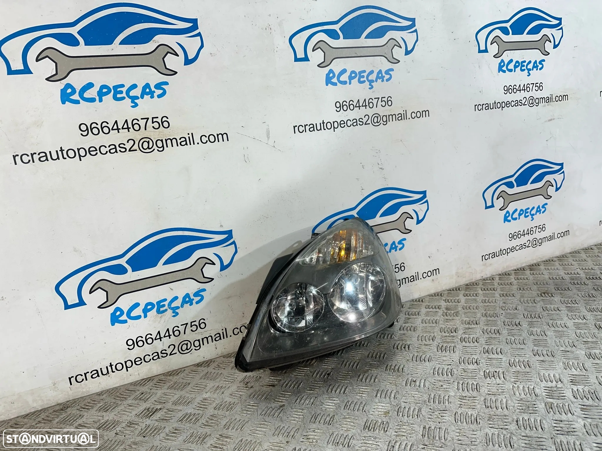 .Farol Otica Frente Frontal Esquerda Original Renault Clio 2 Fase 2 2001 - 2005 - 11