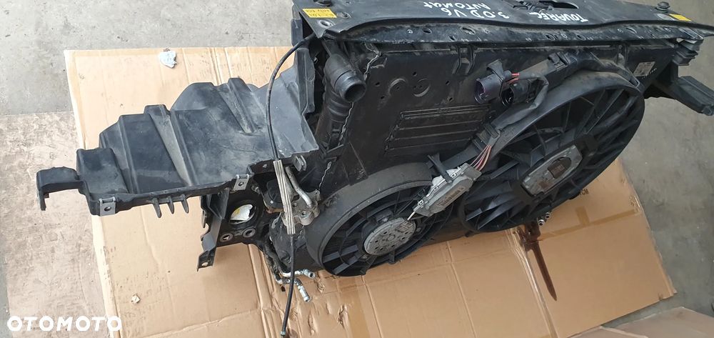 Pas przedni kompletny chłodnice wentylatory belka VW Touareg 7L 3.0 TDI Automat - 7