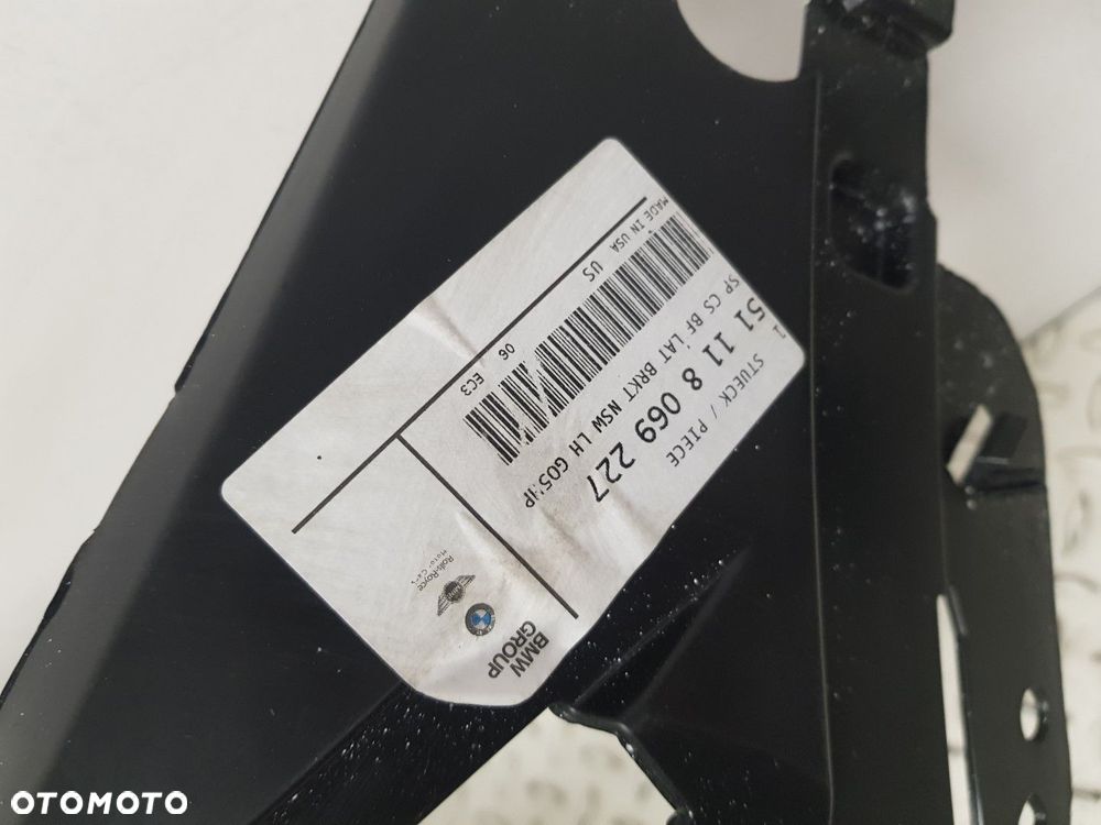 FABRYCZNIE NOWY ORYGINALNY SLIZG ZDERZAKA BMW X5 G05 18-25 M-PAKIET LEWY PRZEDNI 8069227 LEWA PRZÓD - 3