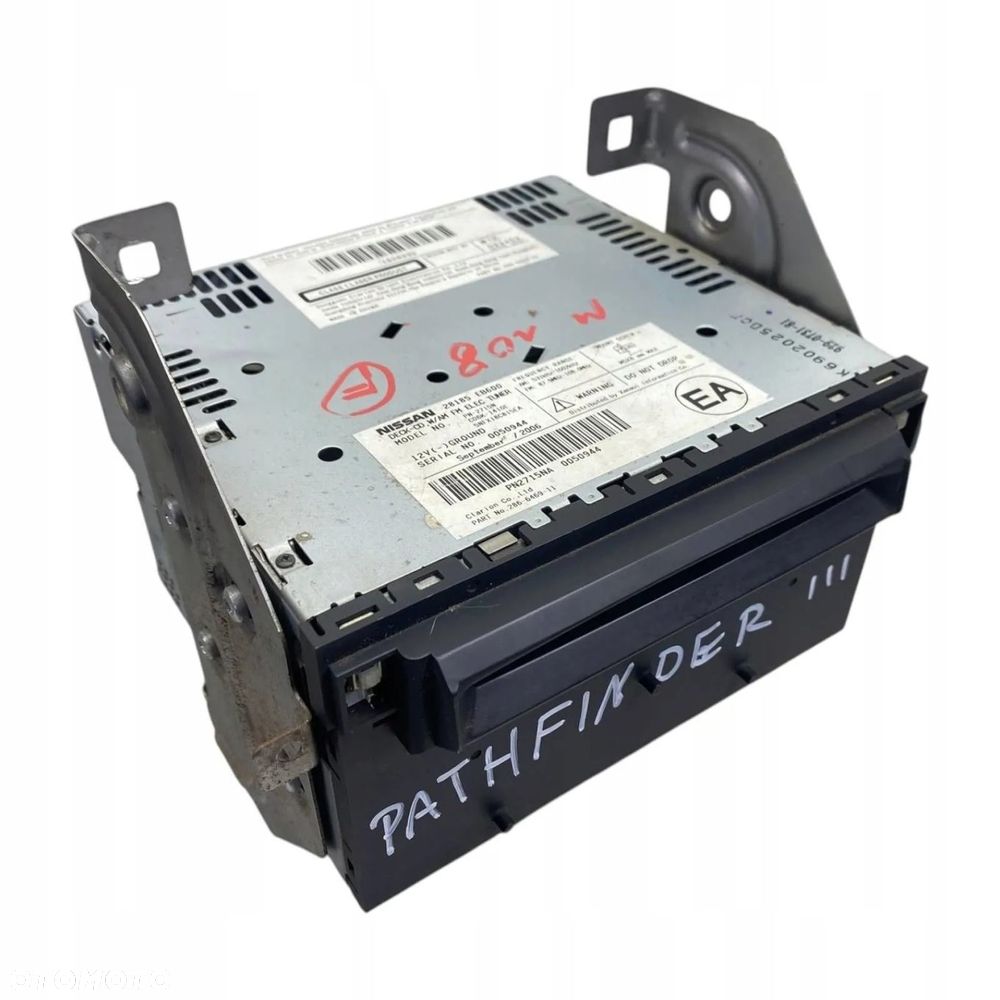 RADIO ZMIENIARKA CD NISSAN PATHFINDER R51 NAVARA D40 28185EB600 OE - 4