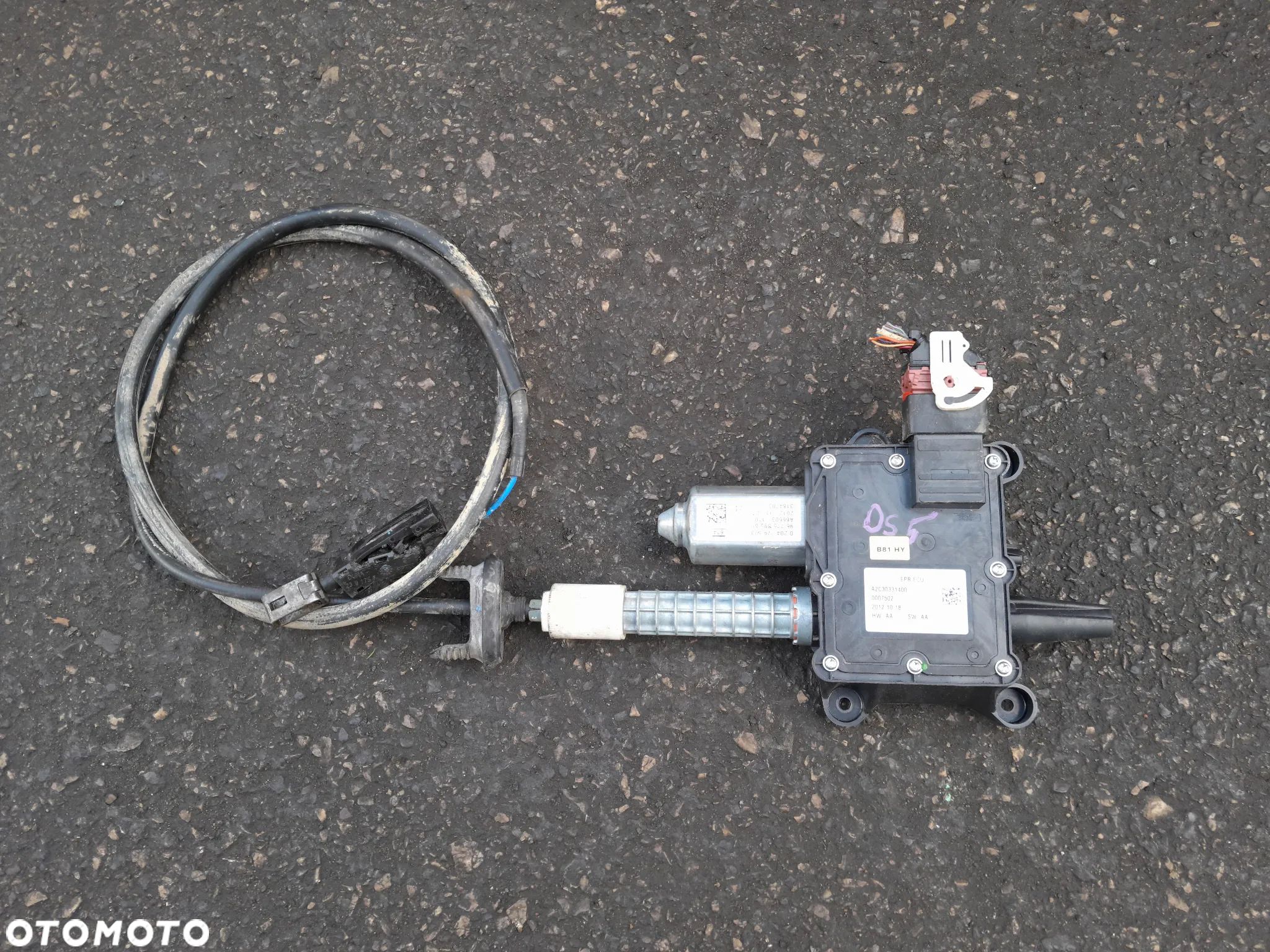 Mechanizm hamulca ręcznego postojowego CITROEN DS5 11-15r. A2C30331400 - 1
