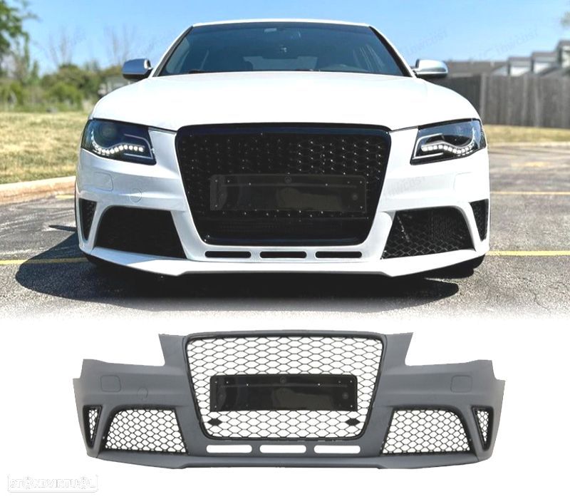 PARA-CHOQUES AUDI A4 B8 08-11 LOOK RS4 - 1
