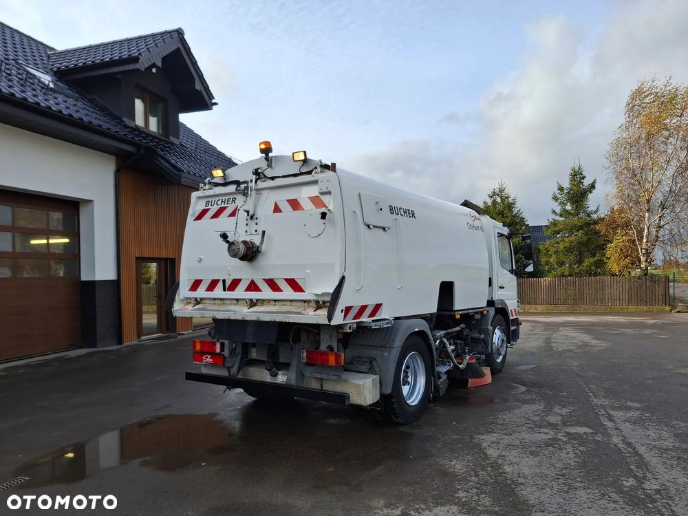 Mercedes-Benz Atego 1524 Zamiatarka BUCHER CityFant 60 2 Silniki Tylna Oś Na Poduszkach Zamiatarka Uliczna Sprzątanie Zamiatanie - 6