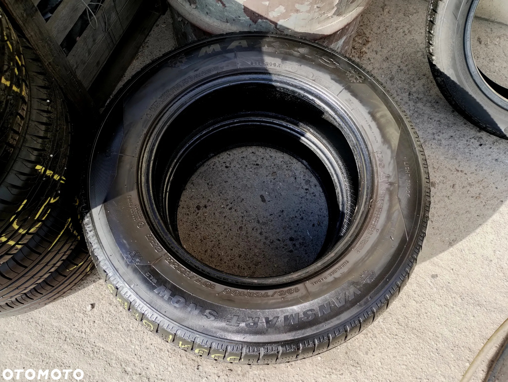 195/75R16C 16 C Opony Zimowe Zima MAXXIS VANSMART SNOW WL2 Legnica ALU-RAD 195/75 7mm - 5