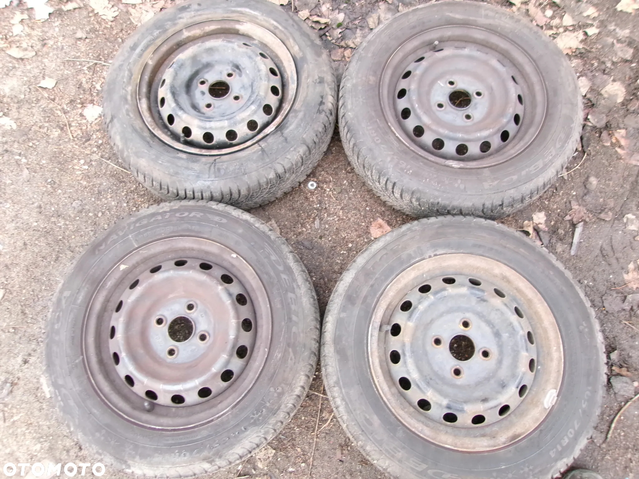 KOŁA FELGI OPONY ZIMA TOYOTA YARIS 165/70/14 4x100 KOMPL - 6