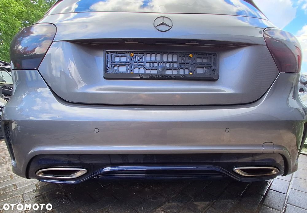 MERCEDES A-KLASA W176 TYLNI ZDERZAK AMG LIFT W ORYGINALE W KOLOR 787 Z 2016 ROK NA PDC  BARDZO LADNY - 1