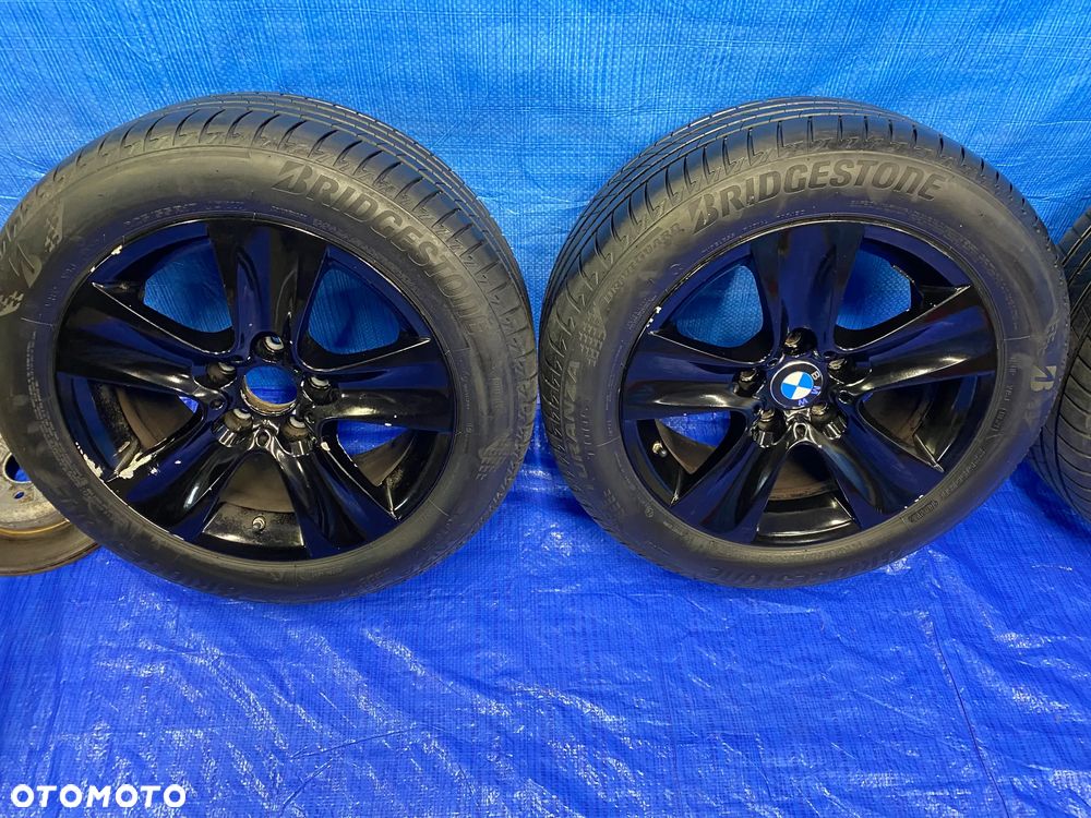 KOŁA KOŁO 17 FELGA ALUMINIOWE ALUSY 17" x 8J  5X120 ; 72,6mm ET30 CZUJNIKI KOMPLET ; OPONY LETNIE LATO BRIDGESTONE ; BMW E60 E61 E90 E91 E92 E93 F06 F07 F10 F11 F12 F13 F30 F31 F32 F33 F34 F36 ORYGINAŁ  6790172 BMW - 3