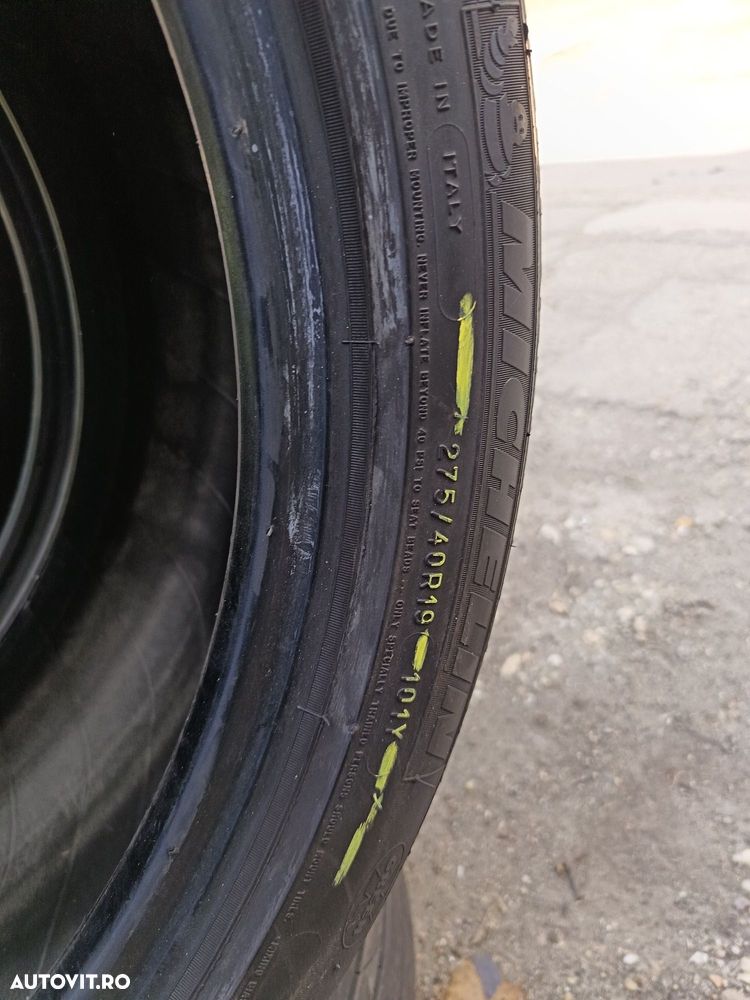 Anvelope vara 275 40 19 Michelin runflat 2016 5mm - 7