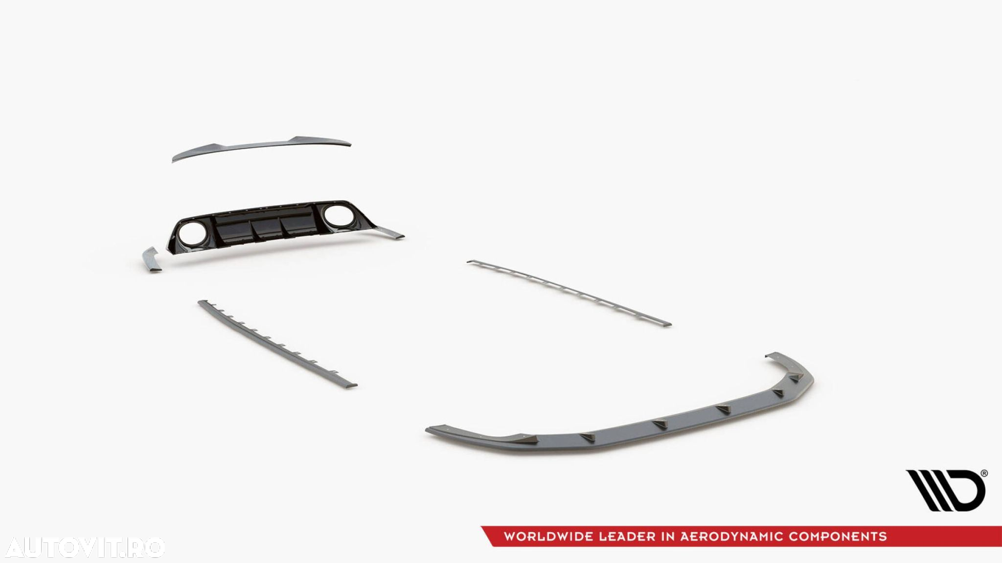 Pachet Exterior Prelungiri compatibil cu Audi RS3 8Y Sedan Maxton Design Carbon - 19